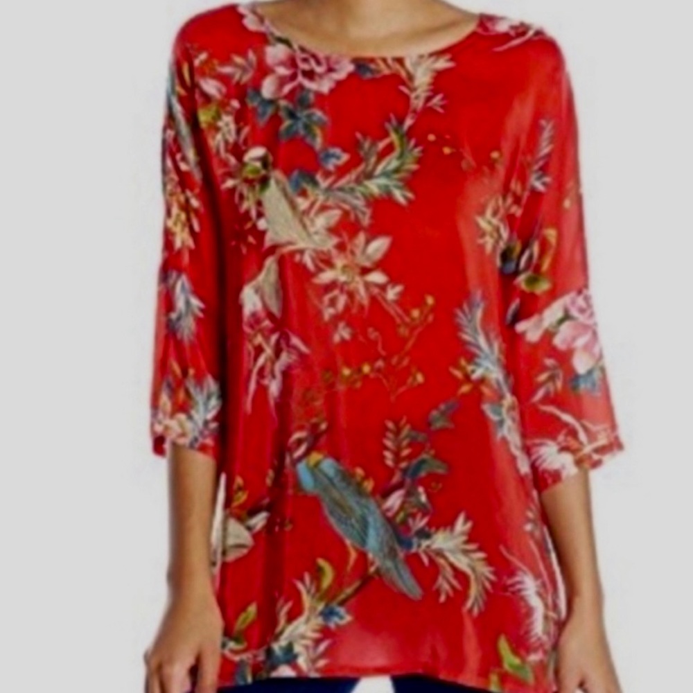Johnny Was XL Malakye tunic top